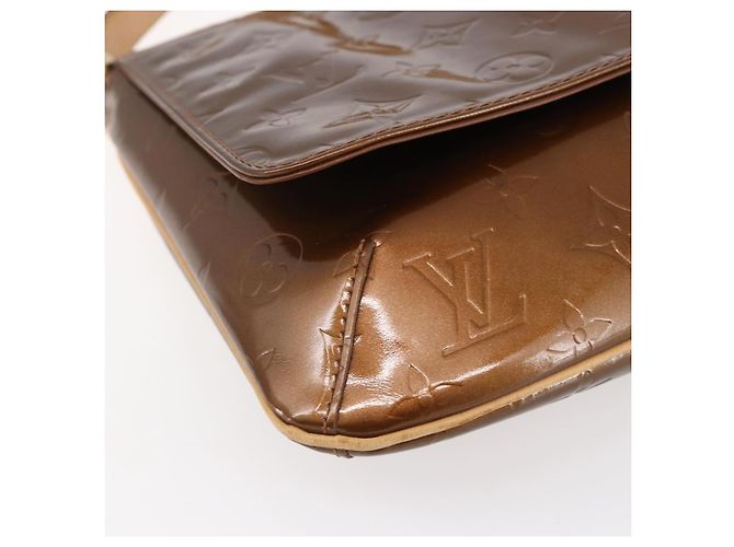 LOUIS VUITTON Bolsa Thompson Street Monogram Vernis Bronce M91124 LV Auth ep12004 - vista 14