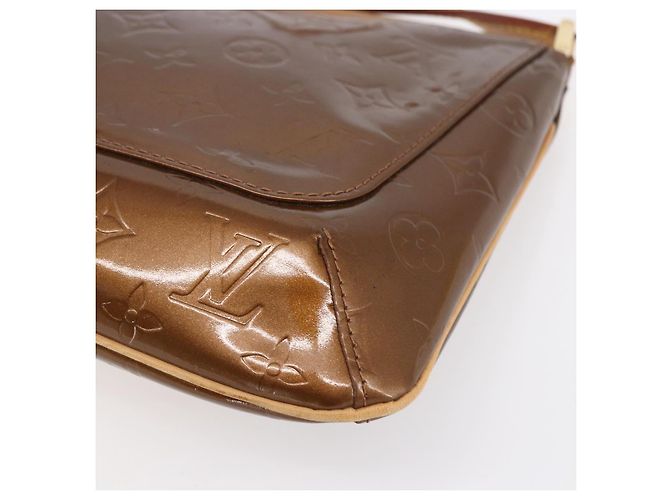LOUIS VUITTON Bolsa Thompson Street Monogram Vernis Bronce M91124 LV Auth ep12004 - vista 15