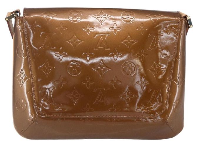 LOUIS VUITTON Bolsa Thompson Street Monogram Vernis Bronce M91124 LV Auth ep12004 - vista 2