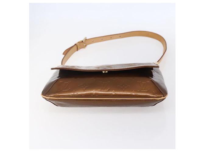 LOUIS VUITTON Bolsa Thompson Street Monogram Vernis Bronce M91124 LV Auth ep12004 - vista 5