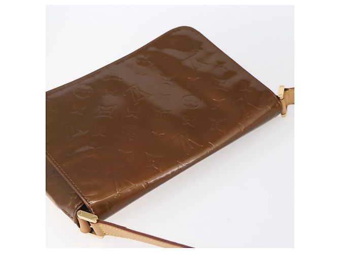 LOUIS VUITTON Bolsa Thompson Street Monogram Vernis Bronce M91124 LV Auth ep12004 - vista 6
