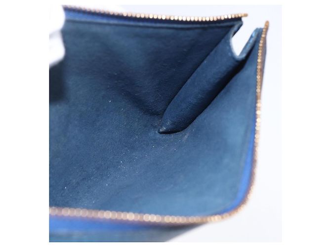 LOUIS VUITTON Epi Pochette Accessori Pouch Blu M52985 LV Auth BA8155 - vista 19