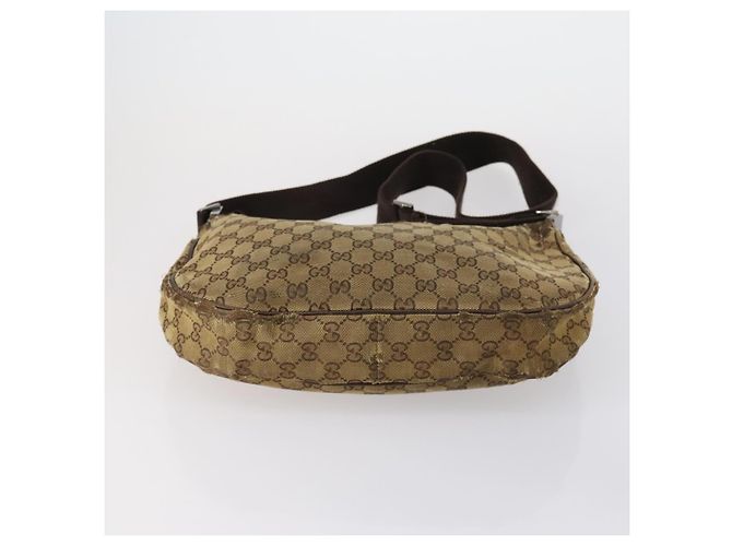 Borsa a Spalla Gucci GG Canvas Web Sherry Line PVC 4 Pezzi Beige Rosso Auth 151936 - vista 18