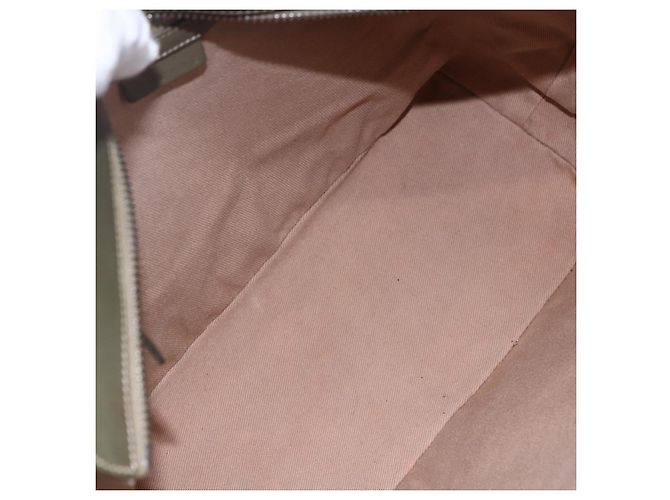Céline CELINE C Macadam Canvas Tote Bag Grün Silber Auth BA8391 - Ansicht 11