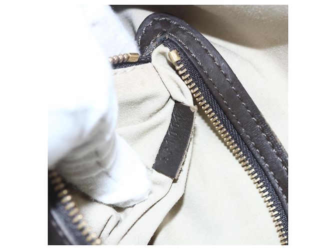 LOUIS VUITTON Borsa Tote Mini Franoise Monogram 2way Khaki M92209 LV Auth ep11954 Cachi - vista 12