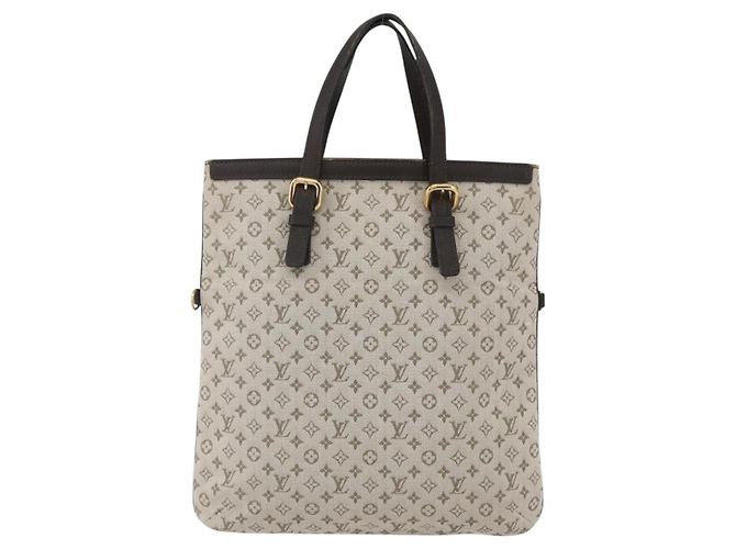 LOUIS VUITTON Borsa Tote Mini Franoise Monogram 2way Khaki M92209 LV Auth ep11954 Cachi - vista 13