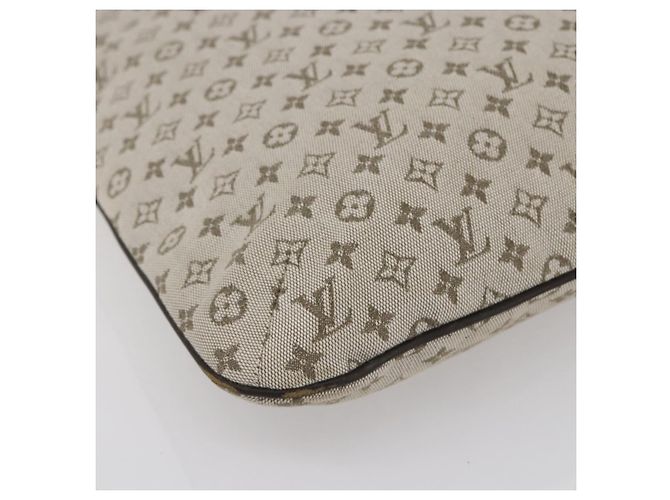 LOUIS VUITTON Borsa Tote Mini Franoise Monogram 2way Khaki M92209 LV Auth ep11954 Cachi - vista 14
