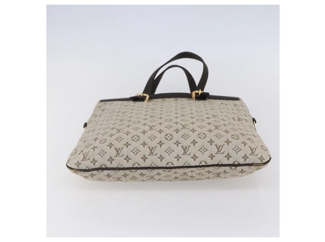 LOUIS VUITTON Borsa Tote Mini Franoise Monogram 2way Khaki M92209 LV Auth ep11954 Cachi - vista 5