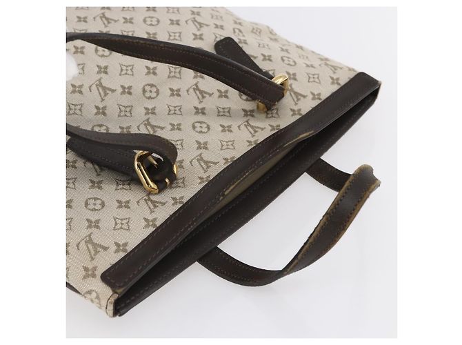 LOUIS VUITTON Borsa Tote Mini Franoise Monogram 2way Khaki M92209 LV Auth ep11954 Cachi - vista 6