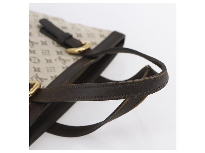 LOUIS VUITTON Borsa Tote Mini Franoise Monogram 2way Khaki M92209 LV Auth ep11954 Cachi - vista 7