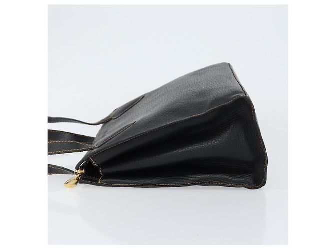 Bolso Tote LOEWE de cuero negro y dorado Auth ep11694 - vista 4