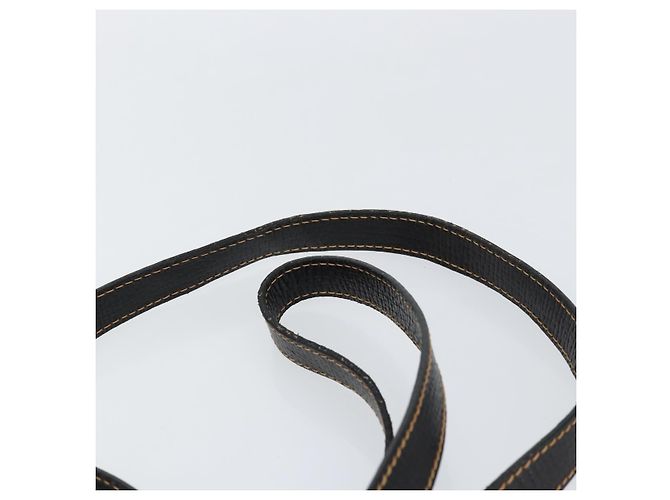 Bolso Tote LOEWE de cuero negro y dorado Auth ep11694 - vista 8