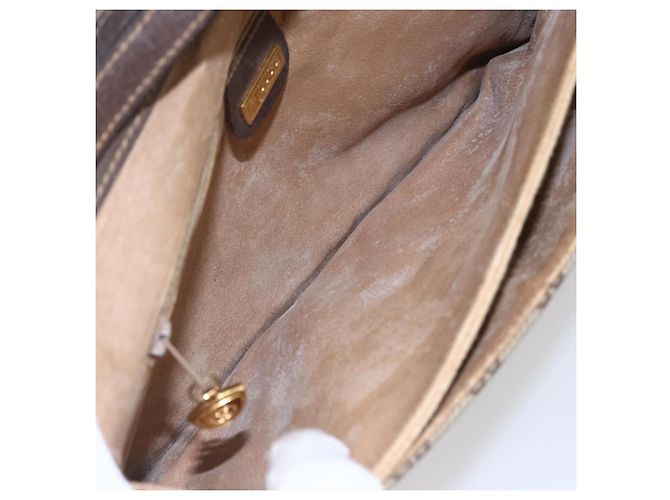 Gucci Bolso de Hombro GG Supreme PVC Beige Dorado 004 904 0671 Auth 152570 - vista 10