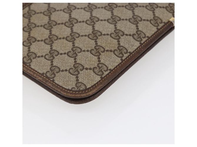 Gucci Bolso de Hombro GG Supreme PVC Beige Dorado 004 904 0671 Auth 152570 - vista 16