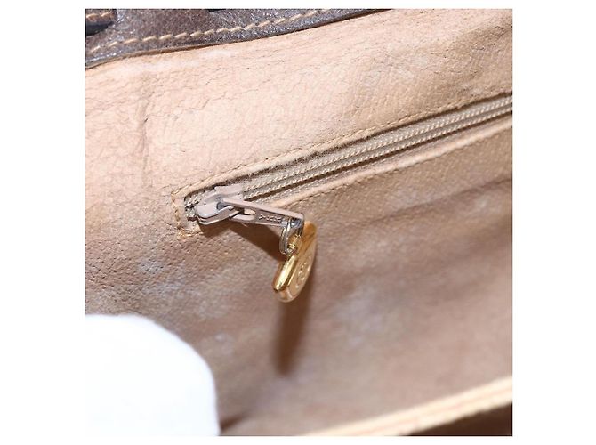 Gucci Bolso de Hombro GG Supreme PVC Beige Dorado 004 904 0671 Auth 152570 - vista 19