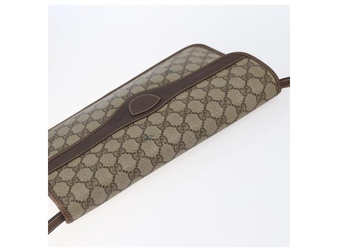 Gucci Bolso de Hombro GG Supreme PVC Beige Dorado 004 904 0671 Auth 152570 - vista 6