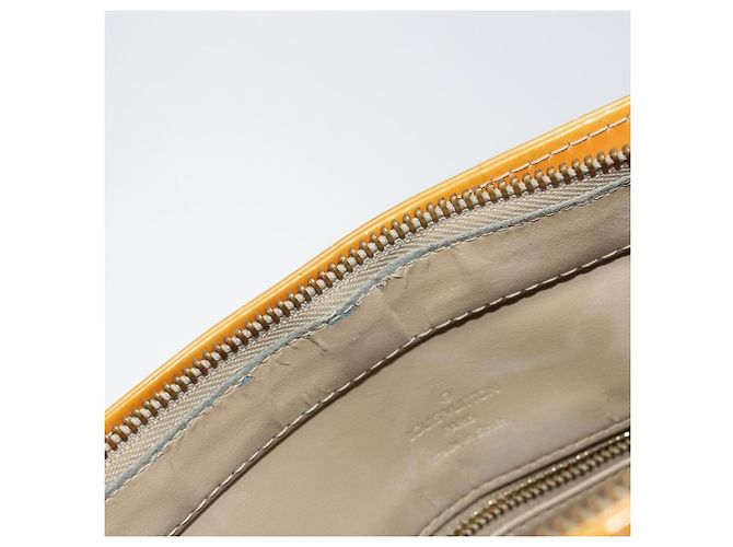 LOUIS VUITTON Borsa a Mano Monogram Vernis Houston Beige M91004 LV Auth 149638 - vista 10