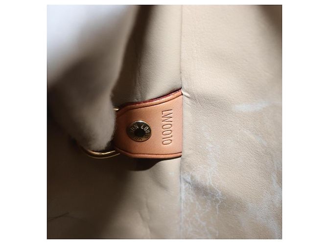 LOUIS VUITTON Borsa a Mano Monogram Vernis Houston Beige M91004 LV Auth 149638 - vista 12