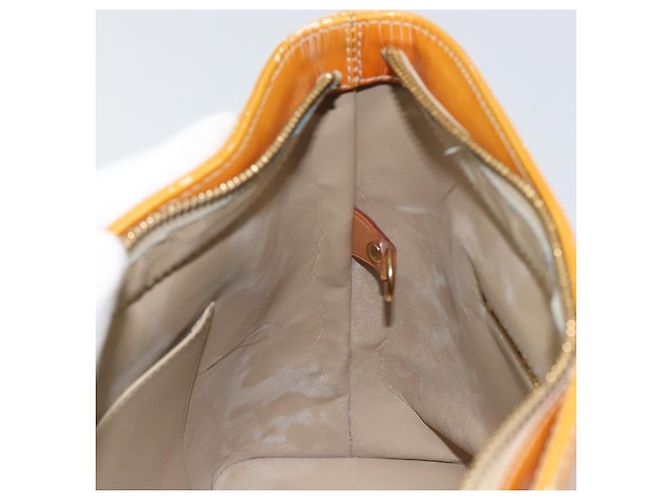 LOUIS VUITTON Borsa a Mano Monogram Vernis Houston Beige M91004 LV Auth 149638 - vista 22