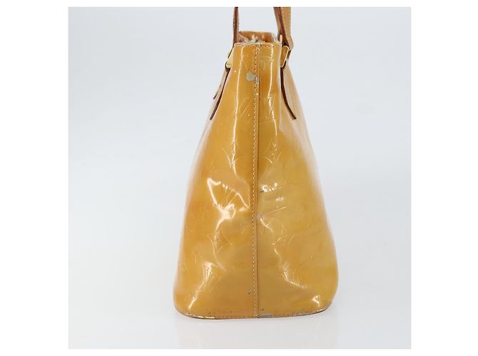 LOUIS VUITTON Borsa a Mano Monogram Vernis Houston Beige M91004 LV Auth 149638 - vista 3