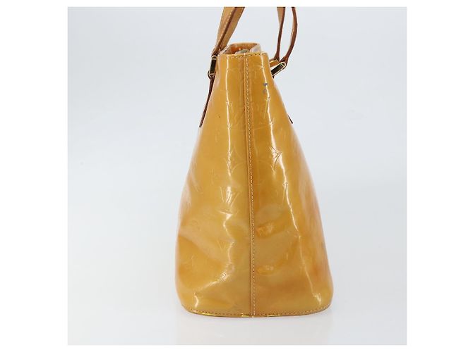 LOUIS VUITTON Borsa a Mano Monogram Vernis Houston Beige M91004 LV Auth 149638 - vista 4