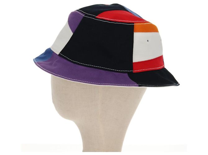 LOUIS VUITTON Bone Color Panel Hat Canvas Multicolor MP2736 LV Auth 149292M Multiple colors - view 3