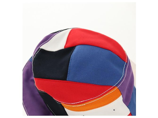 LOUIS VUITTON Bone Color Panel Hat Canvas Multicolor MP2736 LV Auth 149292M Multiple colors - view 7