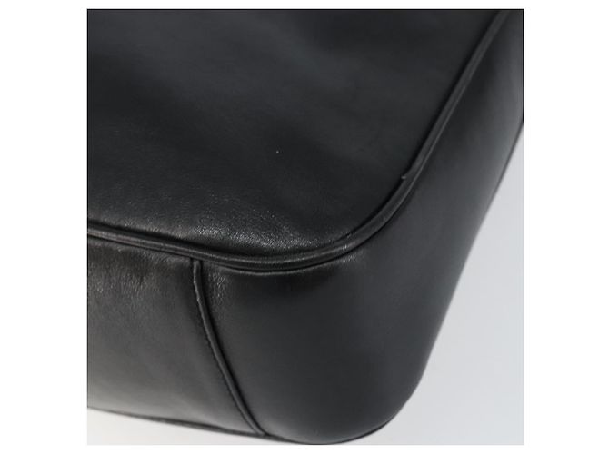 Borsa a Spalla in Pelle Gucci Bamboo 2way Nera Oro 001 0166 1638 Auth 151017 Nero D'oro - vista 16