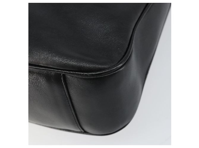 Borsa a Spalla in Pelle Gucci Bamboo 2way Nera Oro 001 0166 1638 Auth 151017 Nero D'oro - vista 18