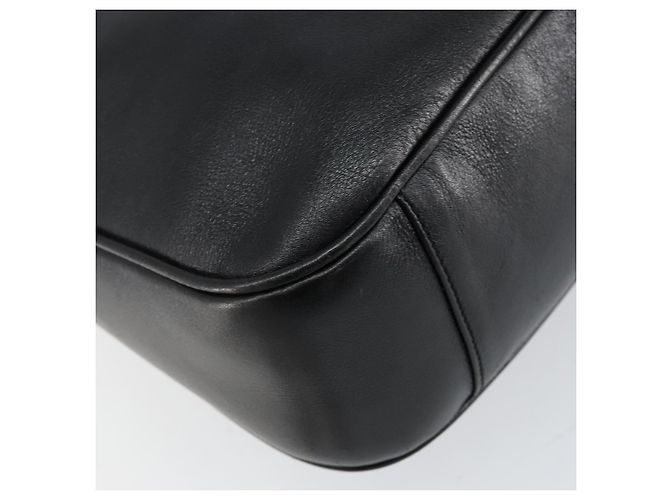 Borsa a Spalla in Pelle Gucci Bamboo 2way Nera Oro 001 0166 1638 Auth 151017 Nero D'oro - vista 19