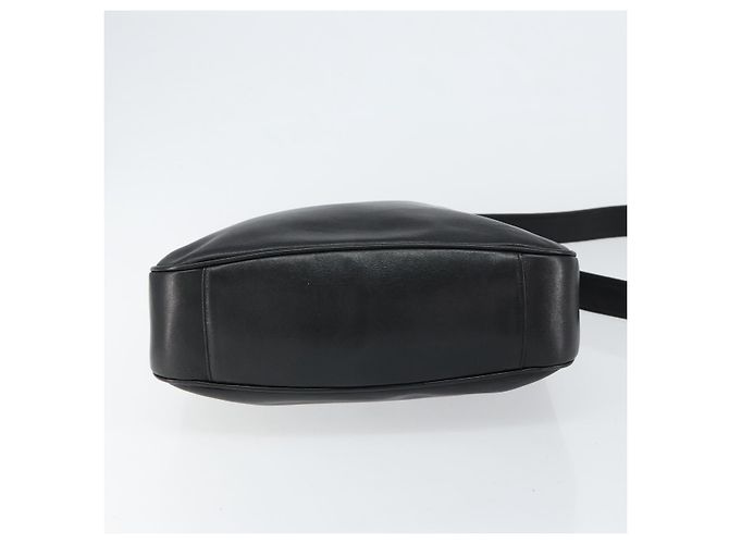 Borsa a Spalla in Pelle Gucci Bamboo 2way Nera Oro 001 0166 1638 Auth 151017 Nero D'oro - vista 5