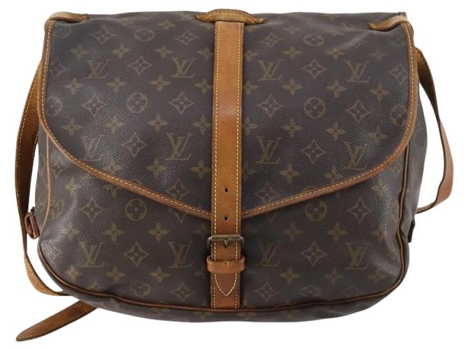 LOUIS VUITTON Borsa a Spalla Monogram Saumur 35 M42254 LV Auth bs30612 Monogramma - vista 13