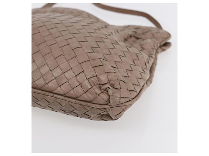 Autre Marque Borsa a Spalla BOTTEGA VENETA INTRECCIATO Beige Oro Auth bs30817 D'oro - vista 14