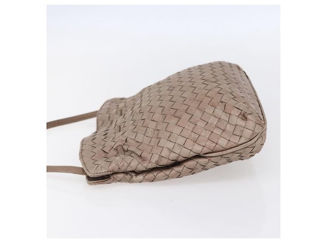 Autre Marque Borsa a Spalla BOTTEGA VENETA INTRECCIATO Beige Oro Auth bs30817 D'oro - vista 3