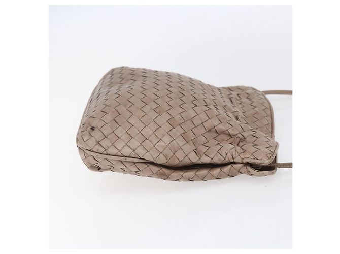 Autre Marque Borsa a Spalla BOTTEGA VENETA INTRECCIATO Beige Oro Auth bs30817 D'oro - vista 4