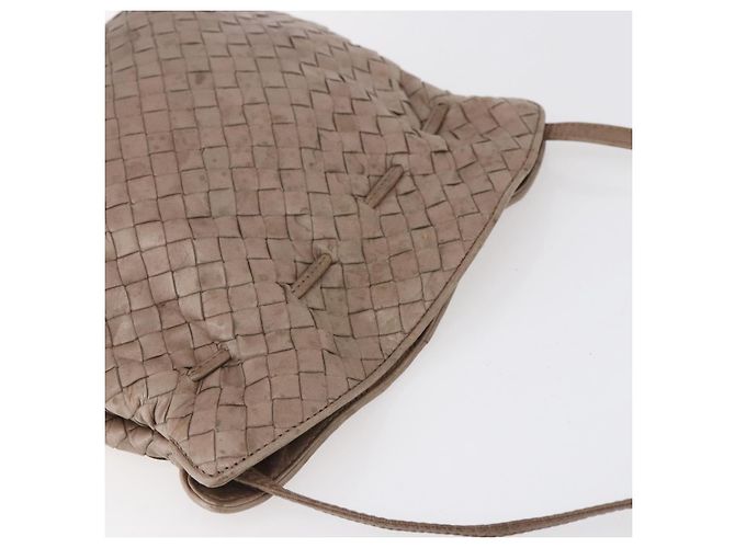 Autre Marque Borsa a Spalla BOTTEGA VENETA INTRECCIATO Beige Oro Auth bs30817 D'oro - vista 6