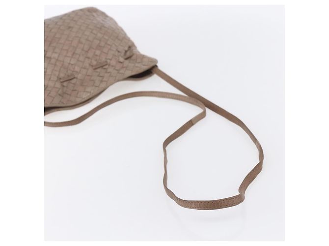 Autre Marque Borsa a Spalla BOTTEGA VENETA INTRECCIATO Beige Oro Auth bs30817 D'oro - vista 7