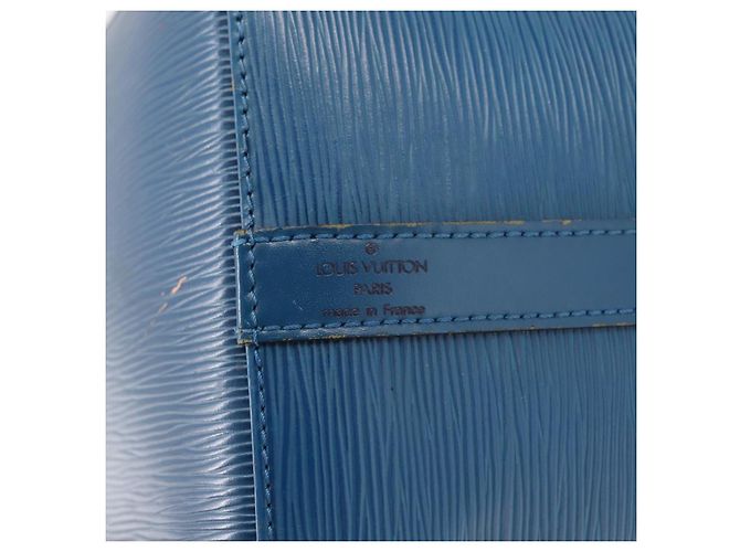 Noe LOUIS VUITTON Borsa a Spalla Petit Noé Epi Blu M44105 LV Auth BA7430 - vista 18