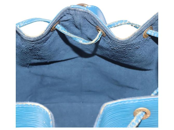 Noe LOUIS VUITTON Borsa a Spalla Petit Noé Epi Blu M44105 LV Auth BA7430 - vista 20
