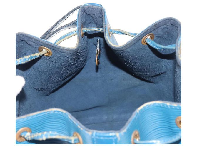 Noe LOUIS VUITTON Borsa a Spalla Petit Noé Epi Blu M44105 LV Auth BA7430 - vista 21