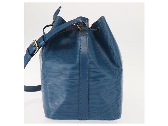 Noe LOUIS VUITTON Borsa a Spalla Petit Noé Epi Blu M44105 LV Auth BA7430 - vista 4