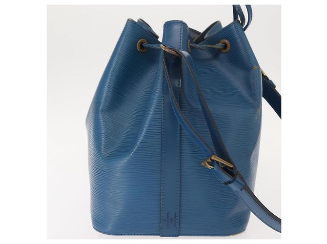 Noe LOUIS VUITTON Borsa a Spalla Petit Noé Epi Blu M44105 LV Auth BA7430 - vista 5