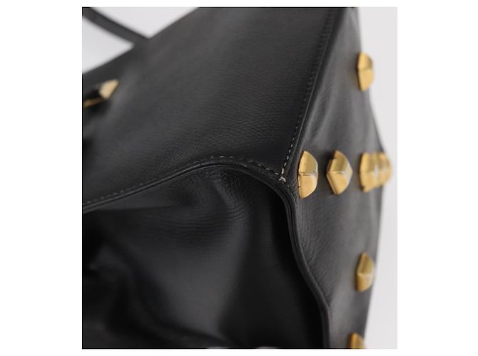 Borsa a Spalla Salvatore Ferragamo in Pelle Oro Nero Auth bs30658 D'oro - vista 10