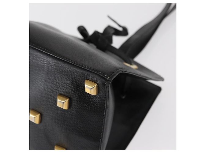 Borsa a Spalla Salvatore Ferragamo in Pelle Oro Nero Auth bs30658 D'oro - vista 11