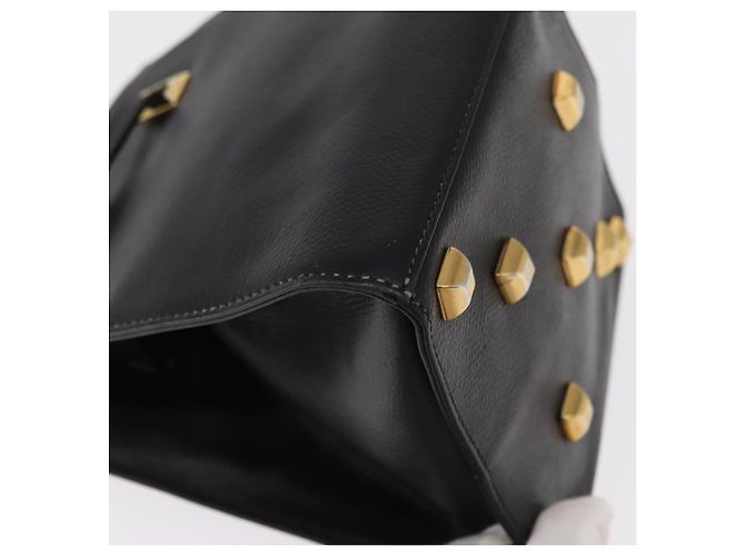 Borsa a Spalla Salvatore Ferragamo in Pelle Oro Nero Auth bs30658 D'oro - vista 12