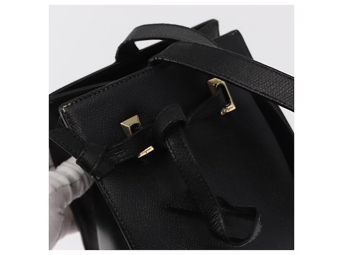 Borsa a Spalla Salvatore Ferragamo in Pelle Oro Nero Auth bs30658 D'oro - vista 14
