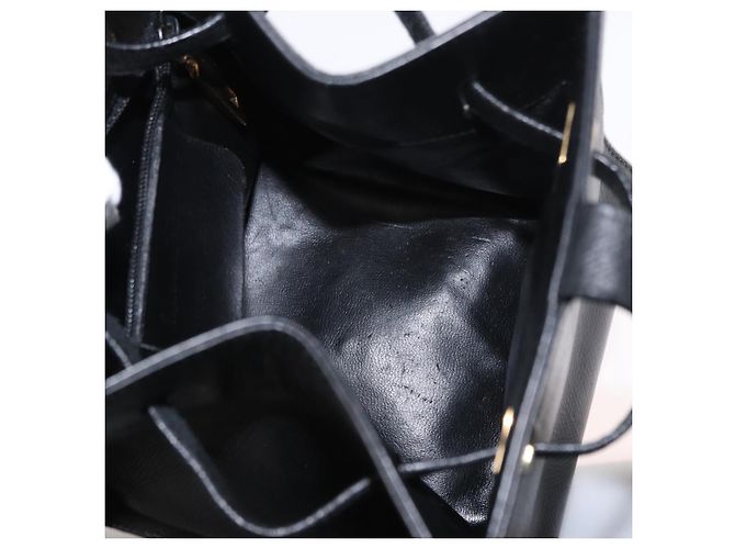 Borsa a Spalla Salvatore Ferragamo in Pelle Oro Nero Auth bs30658 D'oro - vista 16