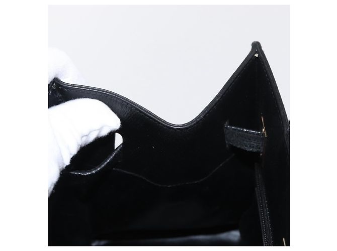 Borsa a Spalla Salvatore Ferragamo in Pelle Oro Nero Auth bs30658 D'oro - vista 18