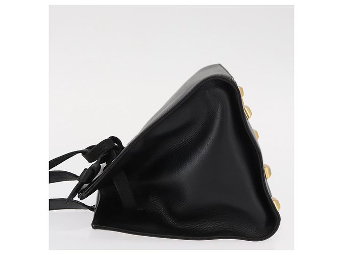 Borsa a Spalla Salvatore Ferragamo in Pelle Oro Nero Auth bs30658 D'oro - vista 5