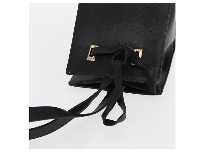 Borsa a Spalla Salvatore Ferragamo in Pelle Oro Nero Auth bs30658 D'oro - vista 6